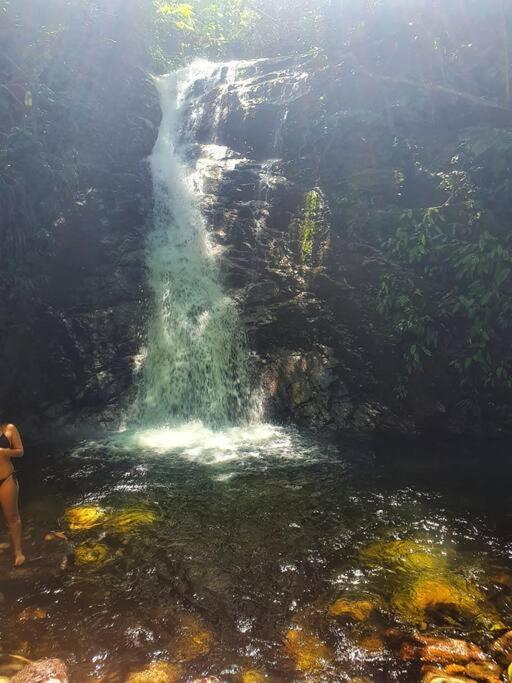 100Mts Da Praia Com Churrasqueira, Piscina E Wi-Fi Caraguatatuba Extérieur photo